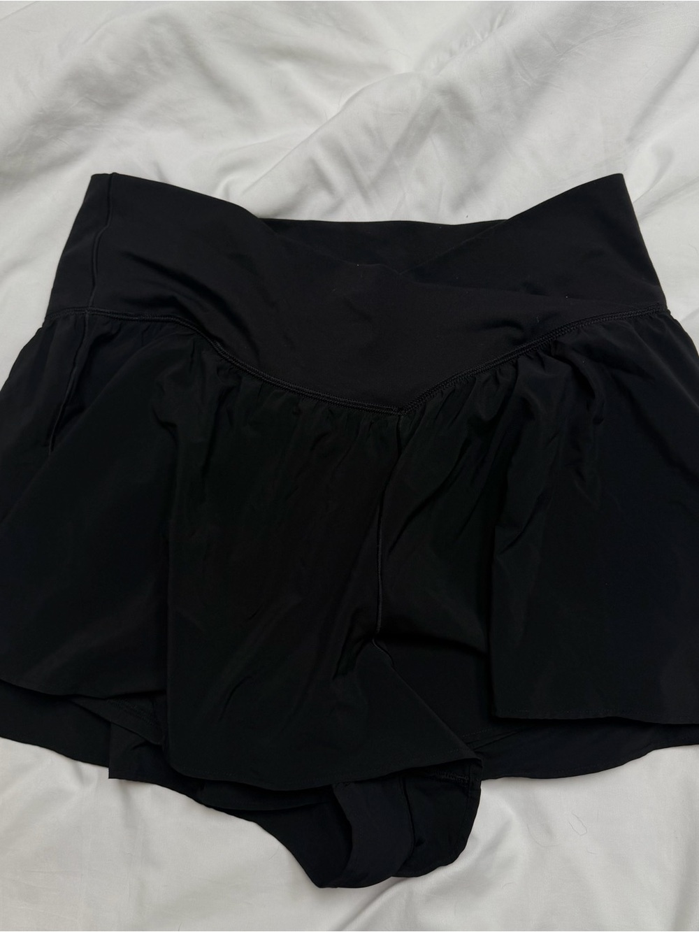 aerie Black Athletic Skort Shorts